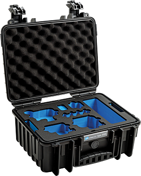 B&W Outdoor Cases BW Outdoor Case Type 3000 for GoPro Hero 12 (fits even GoPro Hero 9/10/11), charge-in-case. Black