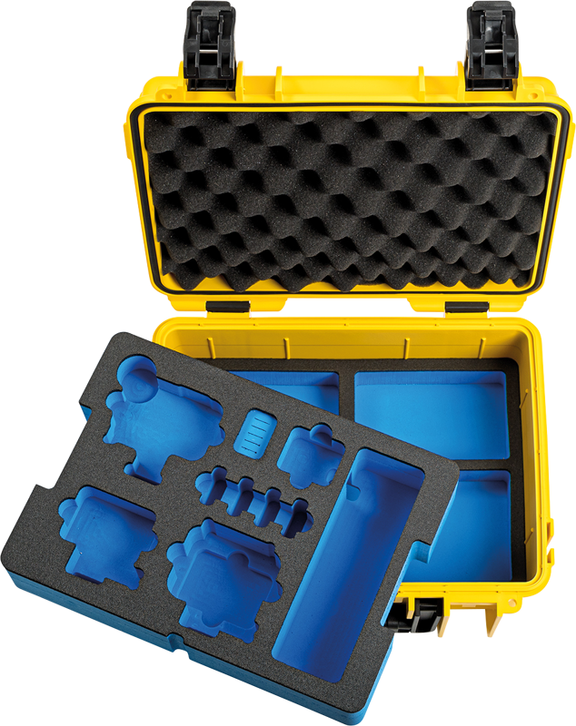 B&W Outdoor Cases BW Outdoor Case Type 3000 for GoPro Hero 12 (fits even GoPro Hero 9/10/11), charge-in-case. Yellow - 5