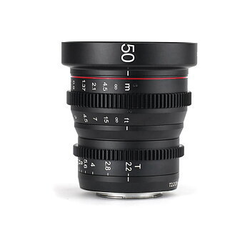 MEIKE 50mm T2.2 Manual Focus Cinema Prime Lins (MFT Mount) 