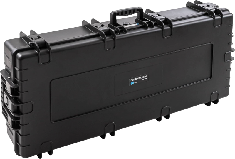 B&W Outdoor Cases BW Outdoor Cases Type 7200 for gun/rifle/guitar case / Black (foam insert) - 3