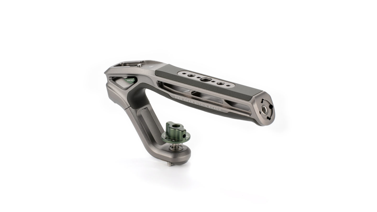 Tilta Xeno Top Handle (1/4"-20 with Locating Pins) - Titanium Gray - 3