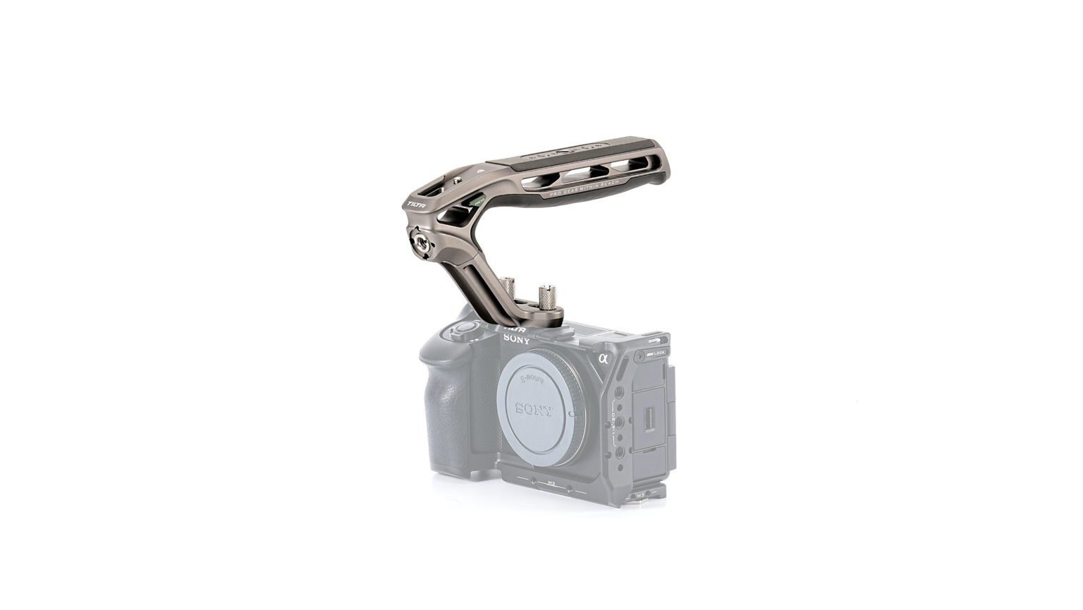 Tilta Xeno Top Handle (Dual 1/4"-20) - Titanium Gray - 2
