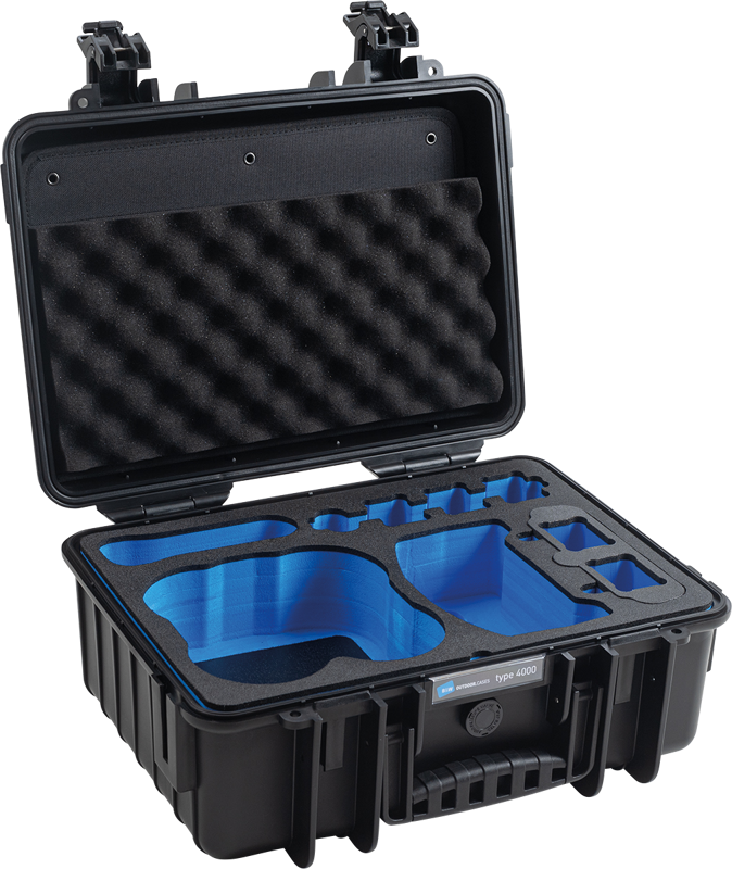 B&W Outdoor Cases BW Outdoor Cases Type 4000 for DJI Avata, Black