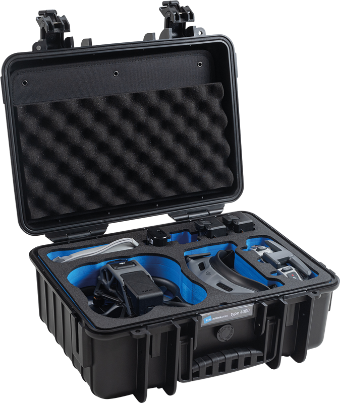 B&W Outdoor Cases BW Outdoor Cases Type 4000 for DJI Avata, Black - 2