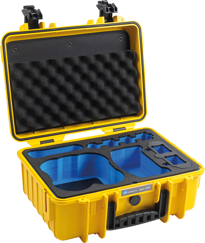 B&W Outdoor Cases BW Outdoor Cases Type 4000 for DJI Avata, Black
