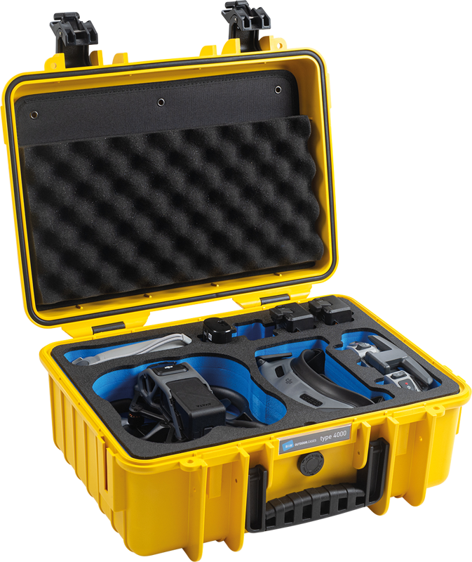 B&W Outdoor Cases BW Outdoor Cases Type 4000 for DJI Avata, Black - 2