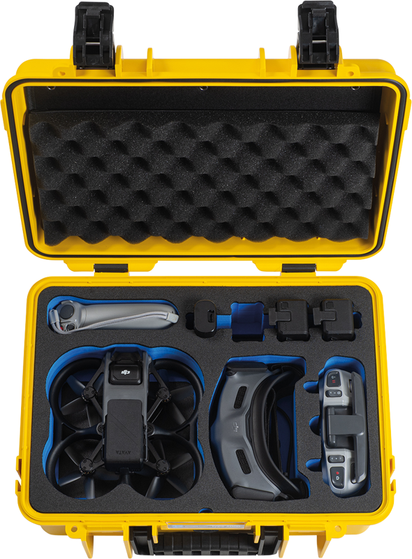 B&W Outdoor Cases BW Outdoor Cases Type 4000 for DJI Avata, Black - 4