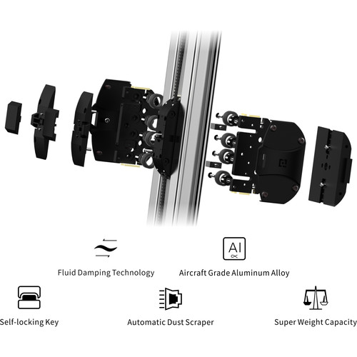 Zeapon Micro 2 Micro Rail Camera Slider with EasyLock 2 and  Ball Head Kit - 13
