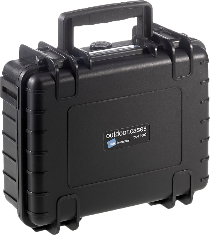 B&W Outdoor Cases BW Outdoor Case Type 1000 for DJI Osmo Action 3 / Black - 5
