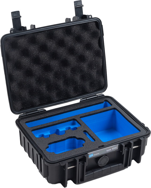 B&W Outdoor Cases BW Outdoor Case Type 1000 for DJI Osmo Action 3 / Black