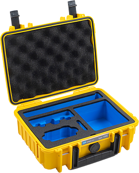 B&W Outdoor Cases BW Outdoor Case Type 1000 for DJI Osmo Action 3 / Yellow