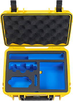 B&W Outdoor Cases BW Outdoor Case Type 1000 for DJI Osmo Action 3 / Yellow