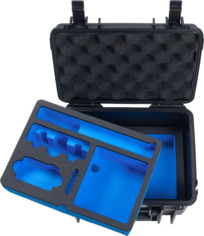 B&W Outdoor Cases BW Outdoor Case Type 2000 for DJI Osmo Action 3 / Black - 5