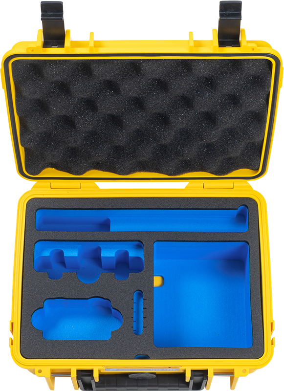 B&W Outdoor Cases BW Outdoor Case Type 2000 for DJI Osmo Action 3 / Yellow - 3