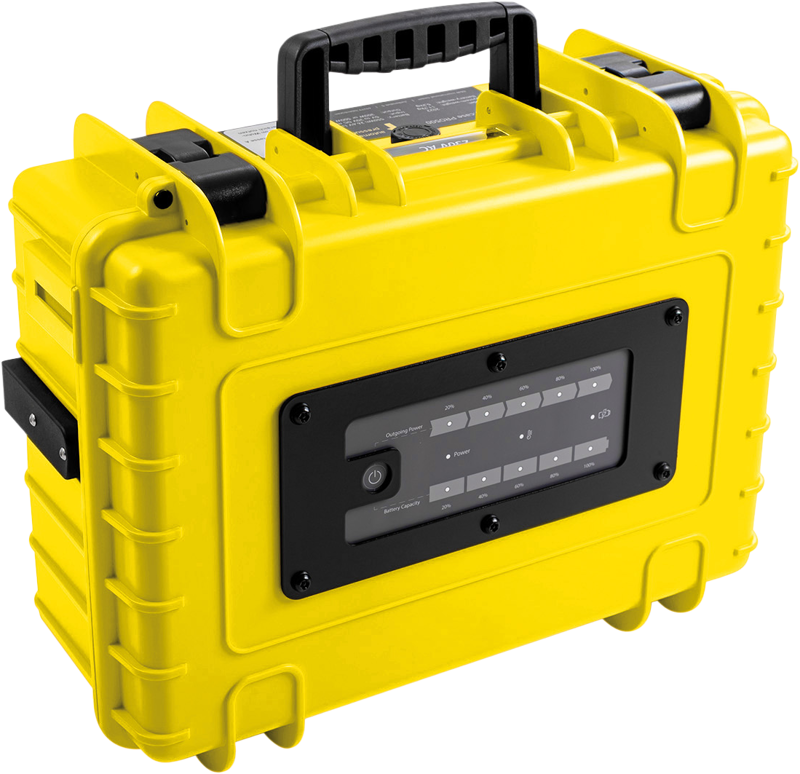 B&W Outdoor Cases BW Outdoor Cases energy.case PRO500 (300 Watt), yellow - 2