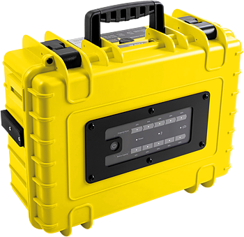 B&W Outdoor Cases BW Outdoor Cases energy.case PRO500 (300 Watt), yellow