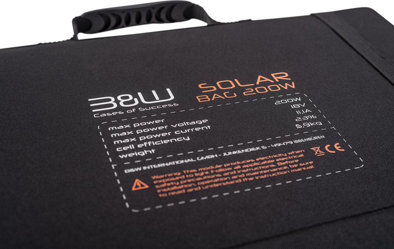 B&W Outdoor Cases BW Outdoor Cases energy.case - solar panel 200W - 3