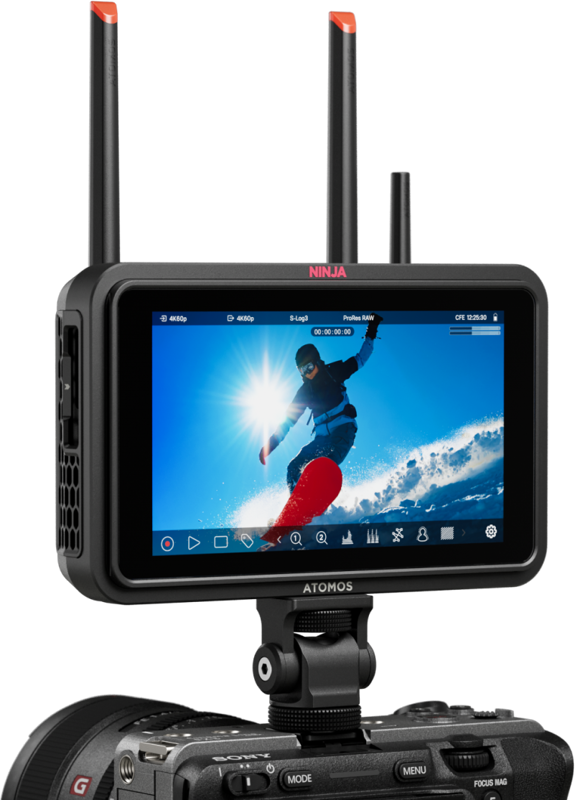 Atomos Ninja TX, 5-inch, 1500nit Wi-Fi enabled, SDI/HDMI HDR monitor-recorder - 2