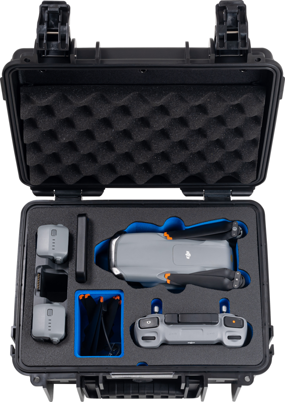 B&W Outdoor Cases BW Outdoor Cases Type 3000 for DJI Air 3 / DJI Air 3S / Black - 4