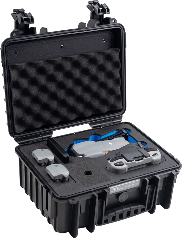 B&W Outdoor Cases BW Outdoor Cases Type 3000 for DJI Air 3 / DJI Air 3S / Black - 3