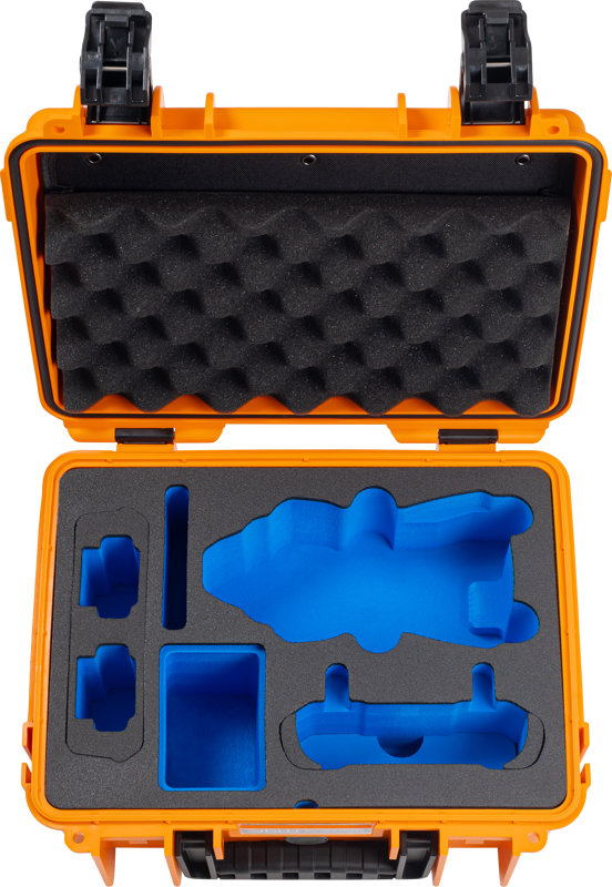 B&W Outdoor Cases BW Outdoor Cases Type 3000 for DJI Air 3 / DJI Air 3S / Orange – för filmskapare - 5