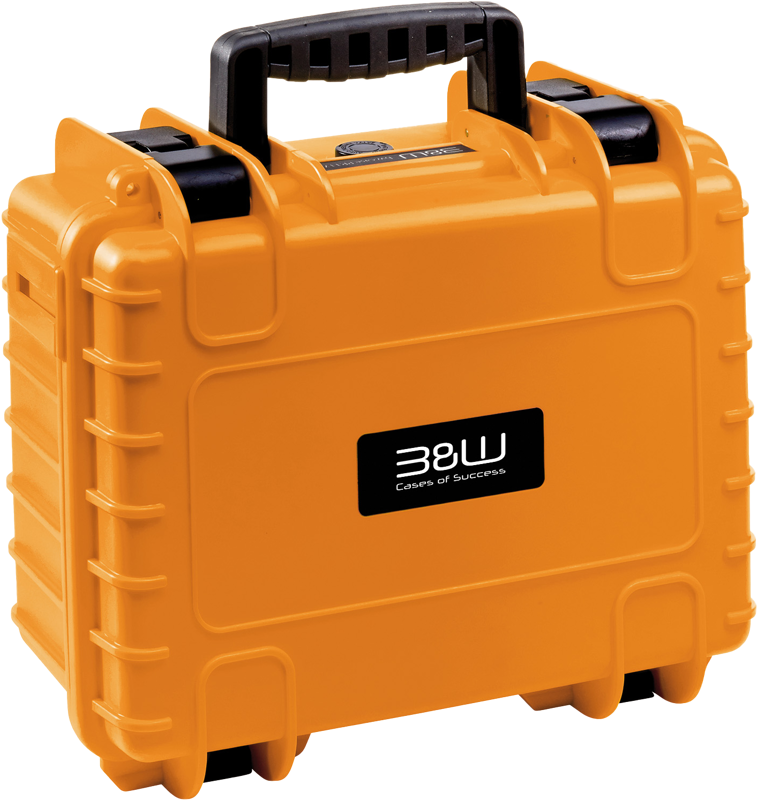 B&W Outdoor Cases BW Outdoor Cases Type 3000 for DJI Air 3 / DJI Air 3S / Orange – för filmskapare - 2