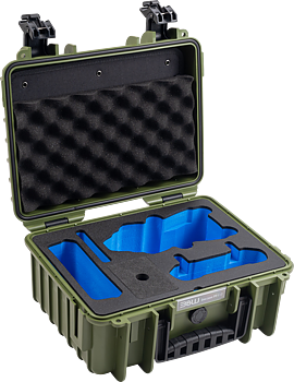 B&W Outdoor Cases BW Outdoor Cases Type 3000 for DJI Air 3 / DJI Air 3S / Bronze-green