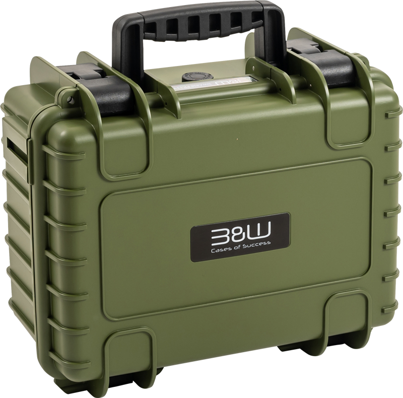 B&W Outdoor Cases BW Outdoor Cases Type 3000 / Bronze green (empty) – för filmskapare - 2
