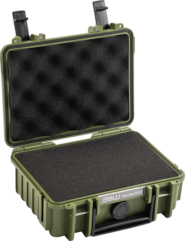 B&W Outdoor Cases BW Outdoor Cases Type 500 / Bronze green (pre-cut foam)
