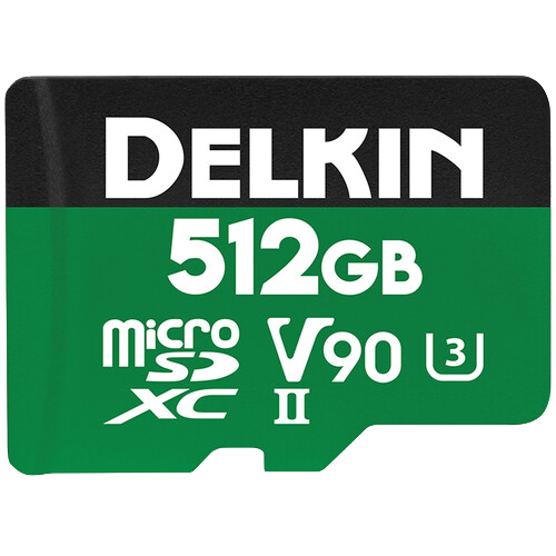 Delkin microSD Power 2000x UHS-II (V90) R300/W250 512GB - 2