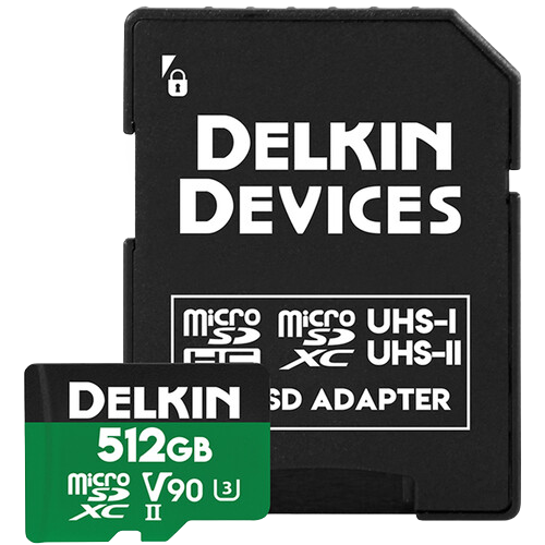 Delkin microSD Power 2000x UHS-II (V90) R300/W250 512GB