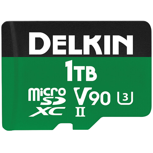Delkin microSD Power 2000x UHS-II (V90) R300/W250 1TB - 2