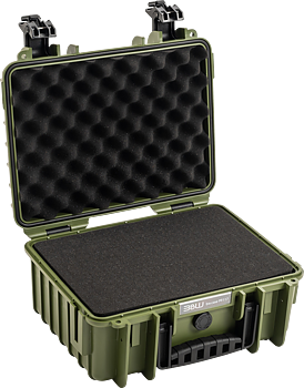 B&W Outdoor Cases BW Outdoor Cases Type 3000 / Bronze green (pre-cut foam)