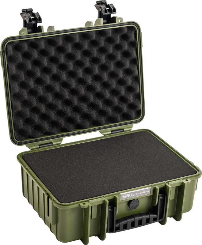 B&W Outdoor Cases BW Outdoor Cases Type 4000 / Bronze green (pre-cut foam) – för filmskapare