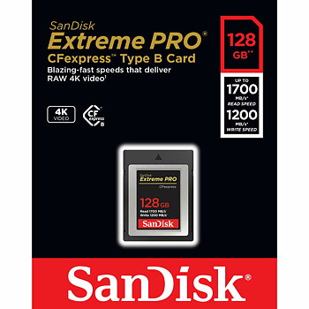 Sandisk CFexpress Type B Extreme Pro 128GB 1700MB/s