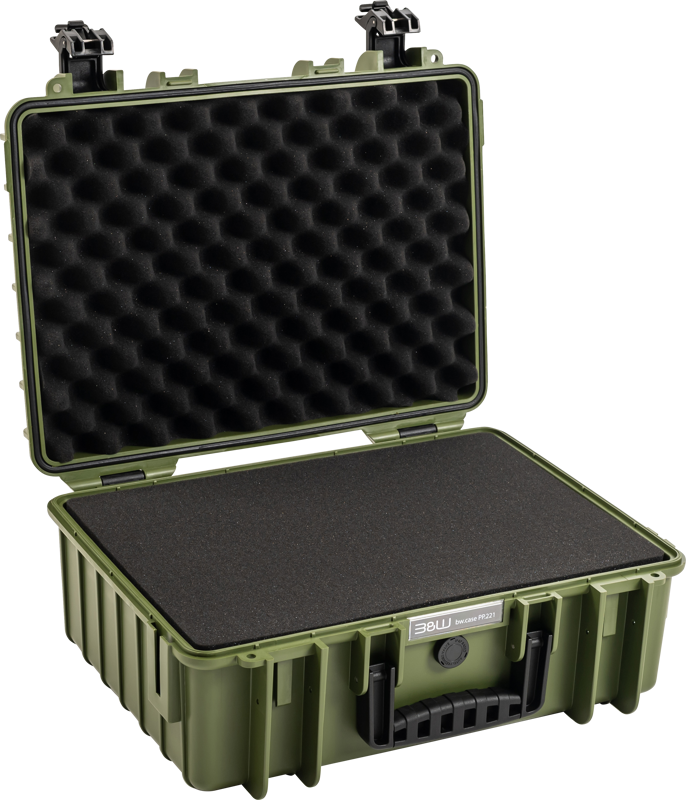 B&W Outdoor Cases BW Outdoor Cases Type 5000 / Bronze green (pre-cut foam)