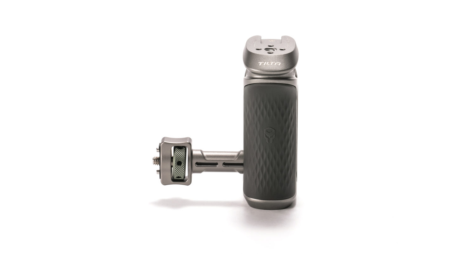 Tilta Xeno Side Handle (1/4"-20 with Locating Pins) - Titanium Gray - 3