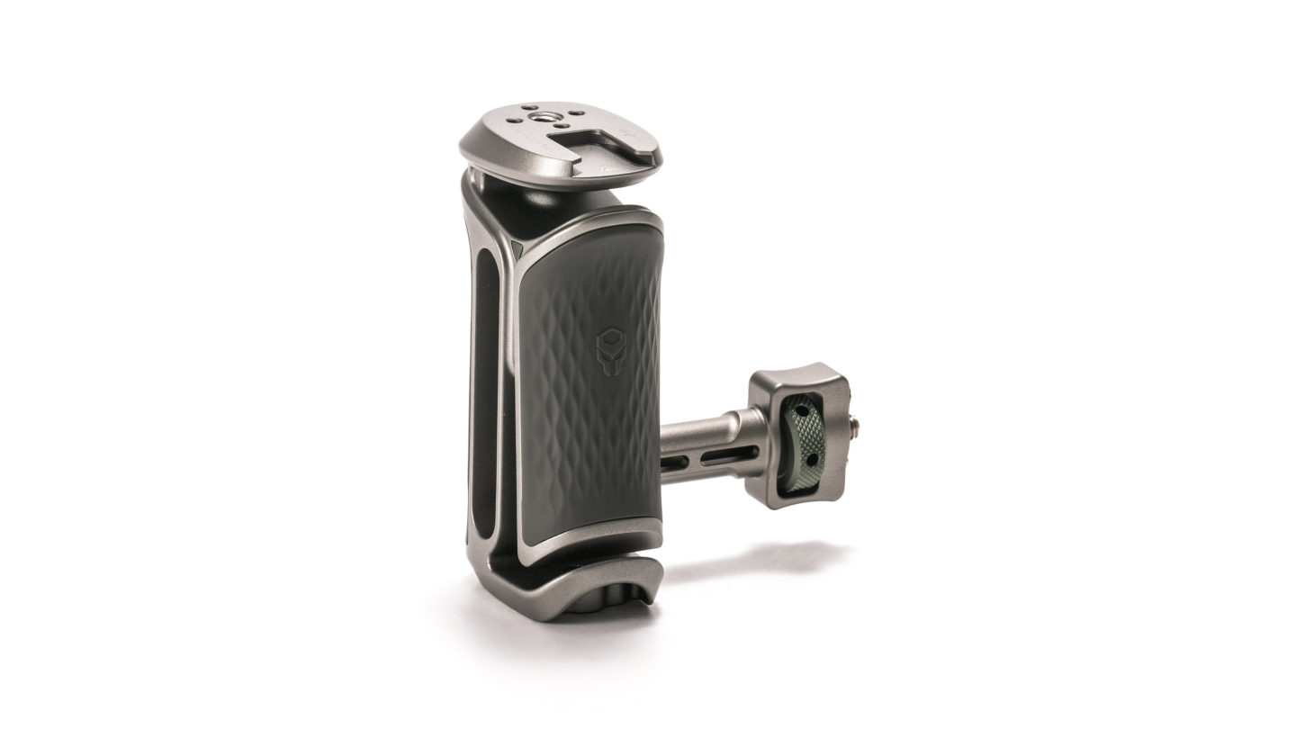 Tilta Xeno Side Handle (1/4"-20 with Locating Pins) - Titanium Gray - 2