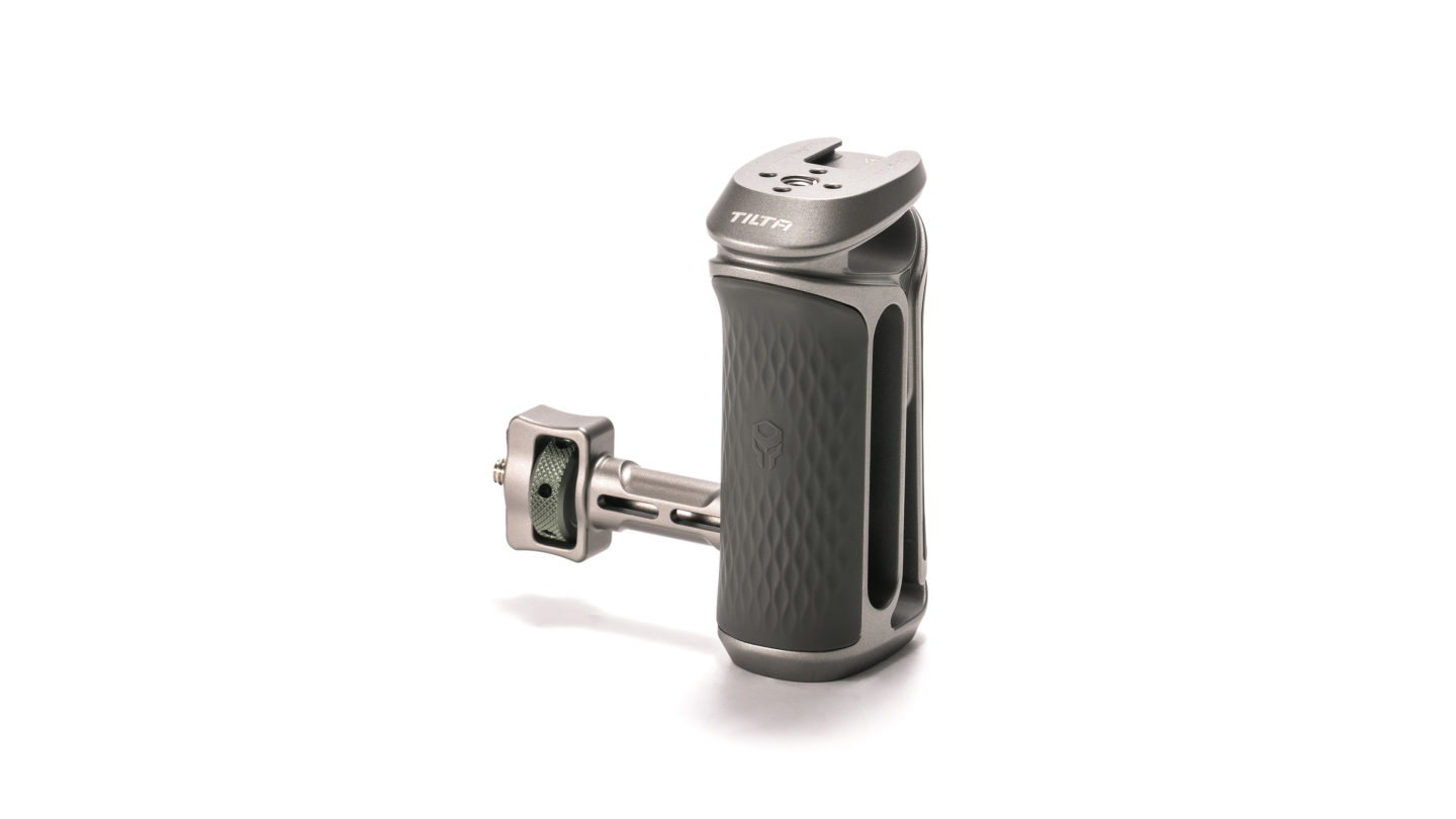 Tilta Xeno Side Handle (1/4"-20 with Locating Pins) - Titanium Gray - 4