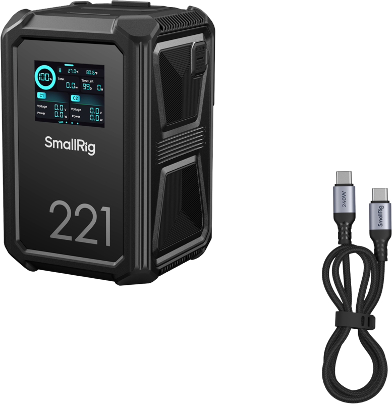 SmallRig 4985 X-Touch Smart Triple-Proof V-Mount Battery X221 - 2