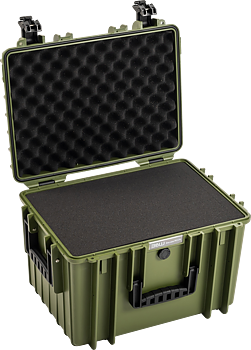 B&W Outdoor Cases BW Outdoor Cases Type 5500 / Bronze green (pre-cut foam)