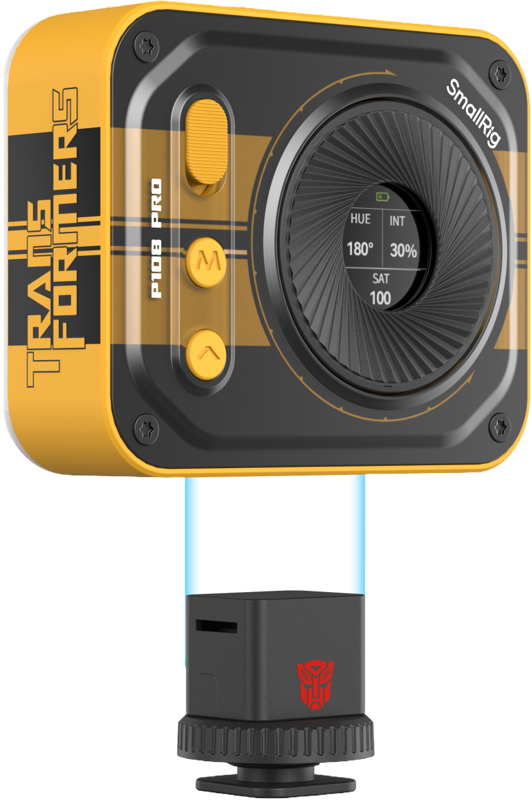 SmallRig 5511 Vibe P108 Pro mini LED Video Light “BumbleBee Edition” - 7
