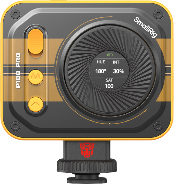 SmallRig 5511 Vibe P108 Pro mini LED Video Light “BumbleBee Edition” - 2