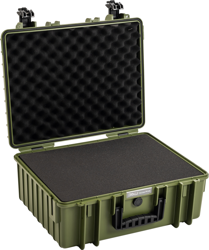 B&W Outdoor Cases BW Outdoor Cases Type 6000 / Bronze green (pre-cut foam)
