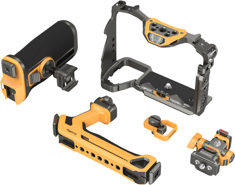 SmallRig 5518 HawkLock Quick Release Cage Kit for Sony A7R V/ A7 IV/ A7S III (Adv Ed) (Bumblebee) - 3