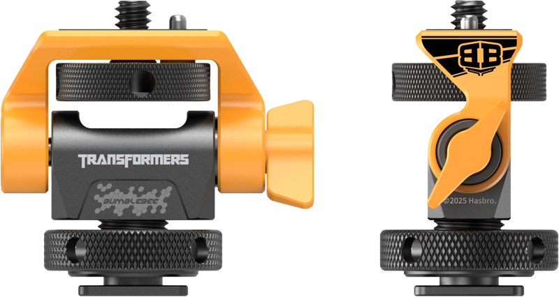 SmallRig 5519 Swivel and Tilt Adjustable Monitor Support with Cold Shoe（BumbleBee Edition） - 3
