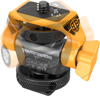 SmallRig 5519 Swivel and Tilt Adjustable Monitor Support with Cold Shoe（BumbleBee Edition） - 4