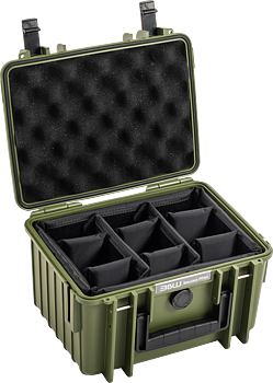 B&W Outdoor Cases BW Outdoor Cases Type 2000 / Bronze green (divider system)