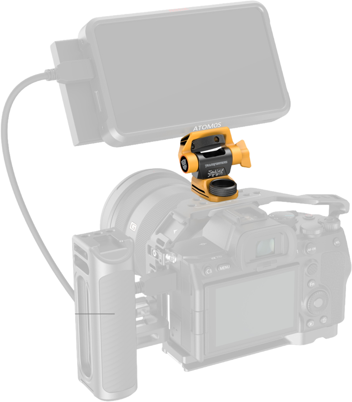 SmallRig 5520 Adjustable Monitor Support Compatible with ARRI 3/8''-16 Screws（BumbleBee Edition） - 9