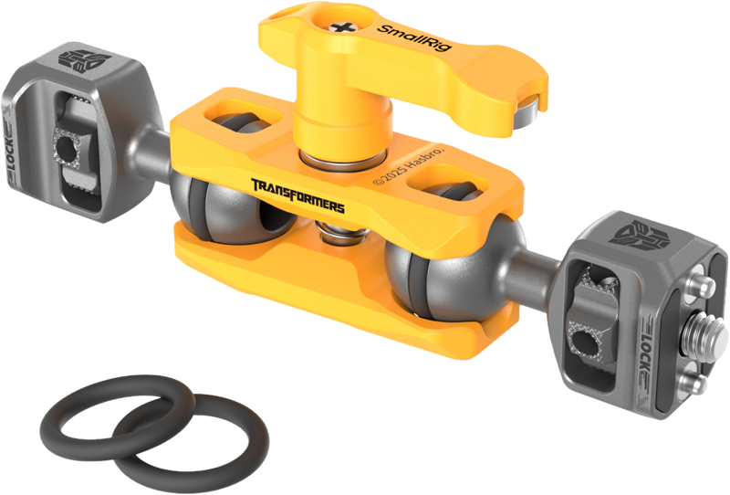 SmallRig 5522 Magic Arm Support with Dual Ball Heads 1/4”-20 Screws（BumbleBee Edition） - 3